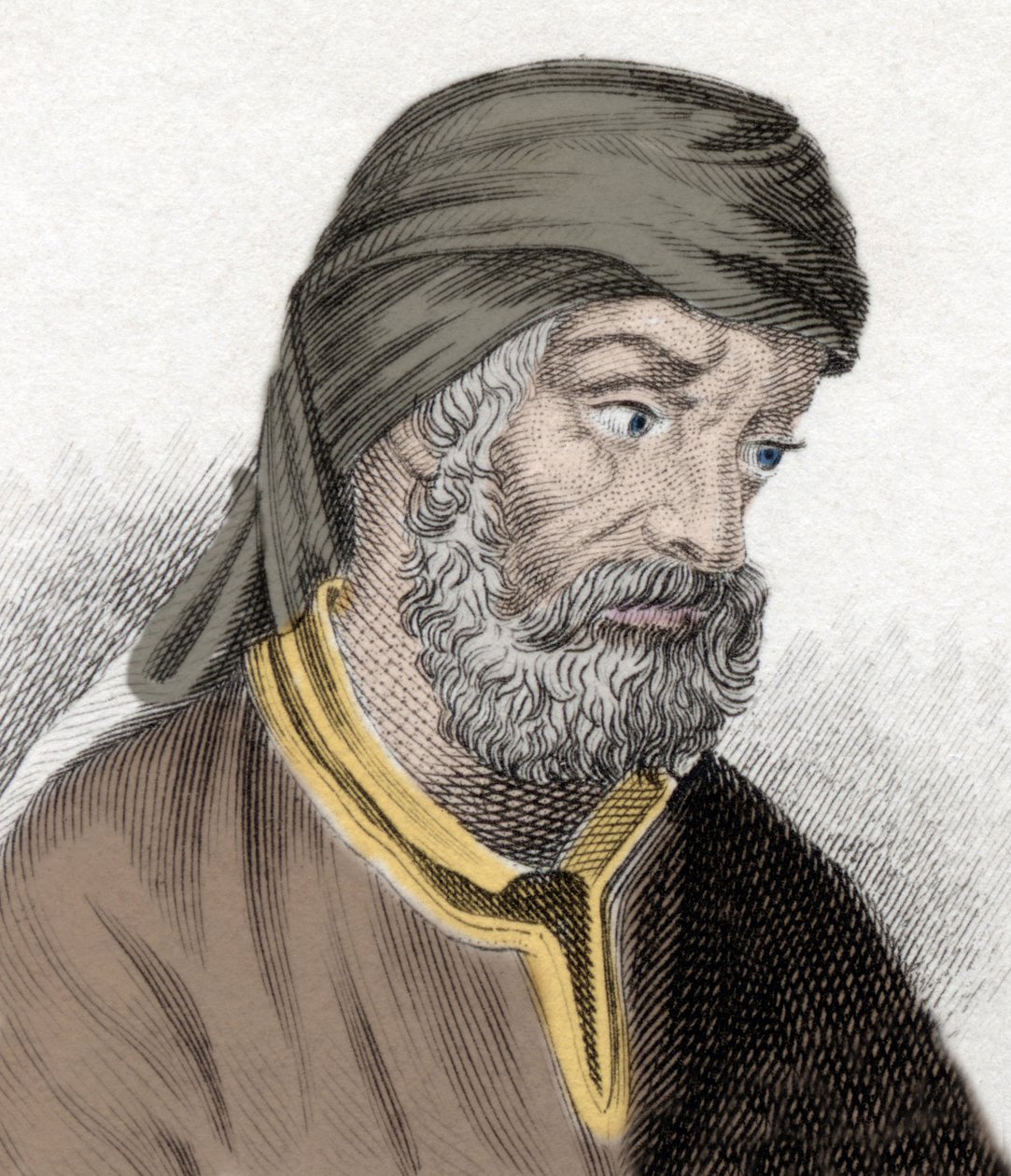 Afbeelding van Quintus Septimus Florens Tertullianus, bekend als Tertullianus (ca. 150/160- ca. 230/240) theoloog en kerkvader (gravure) door Unknown artist