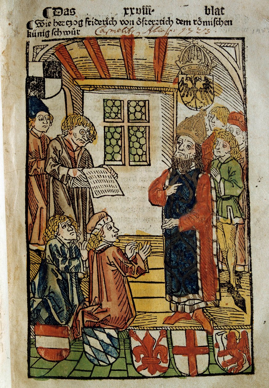 Voorstelling van het Concilie van Konstanz (1414-1418) door Unknown artist