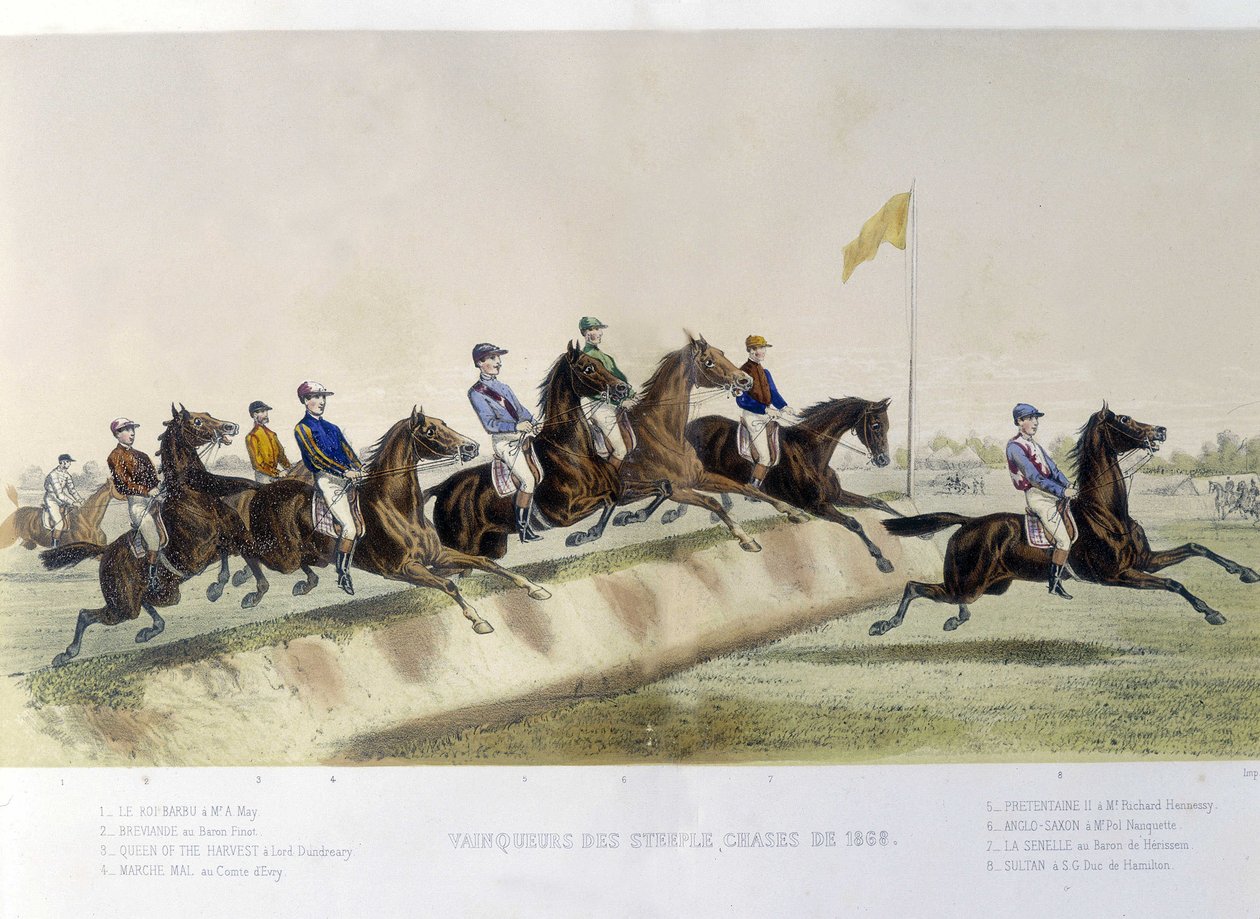 Paardrijden: winnaars van de Steeple - in 