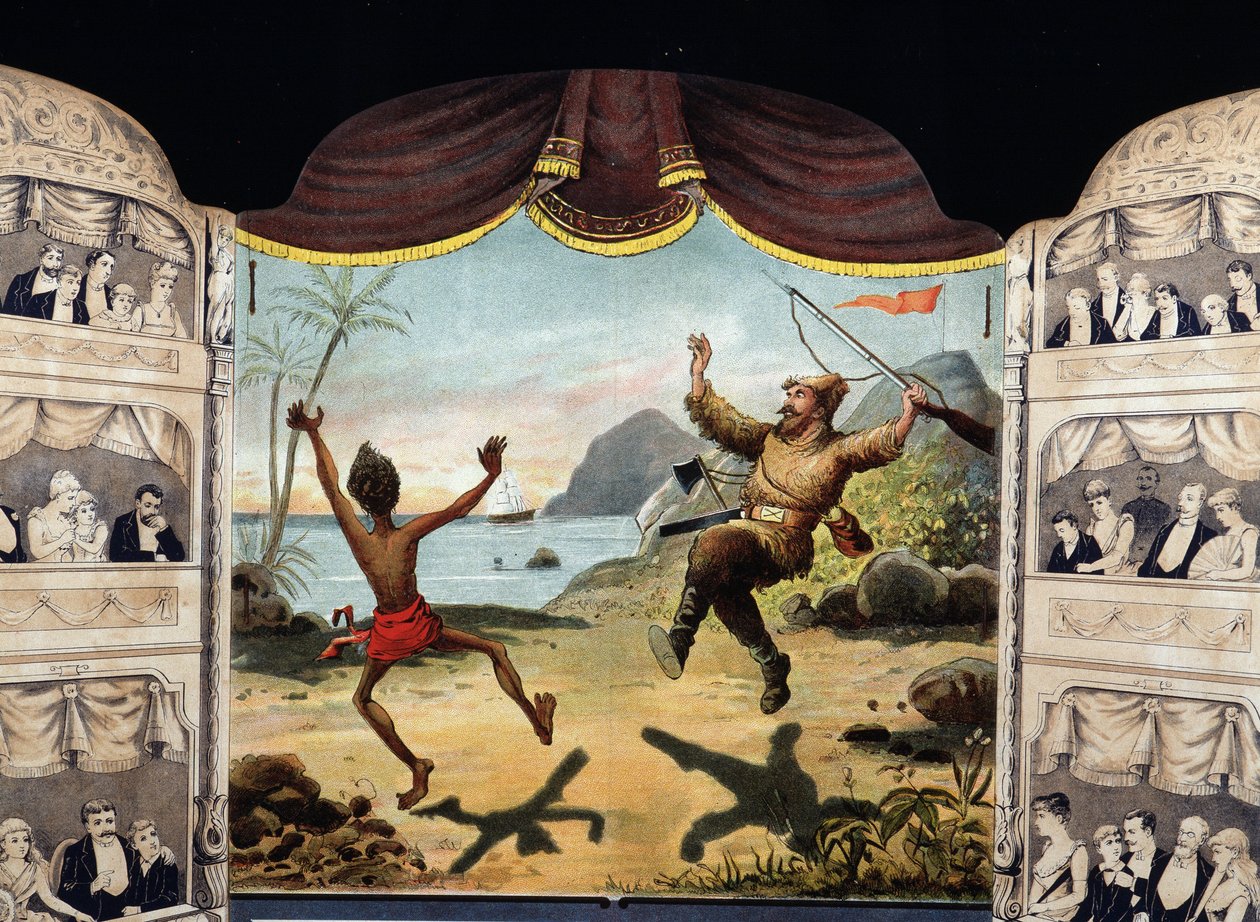 Robinson Crusoe en Vrijdag door Unknown artist
