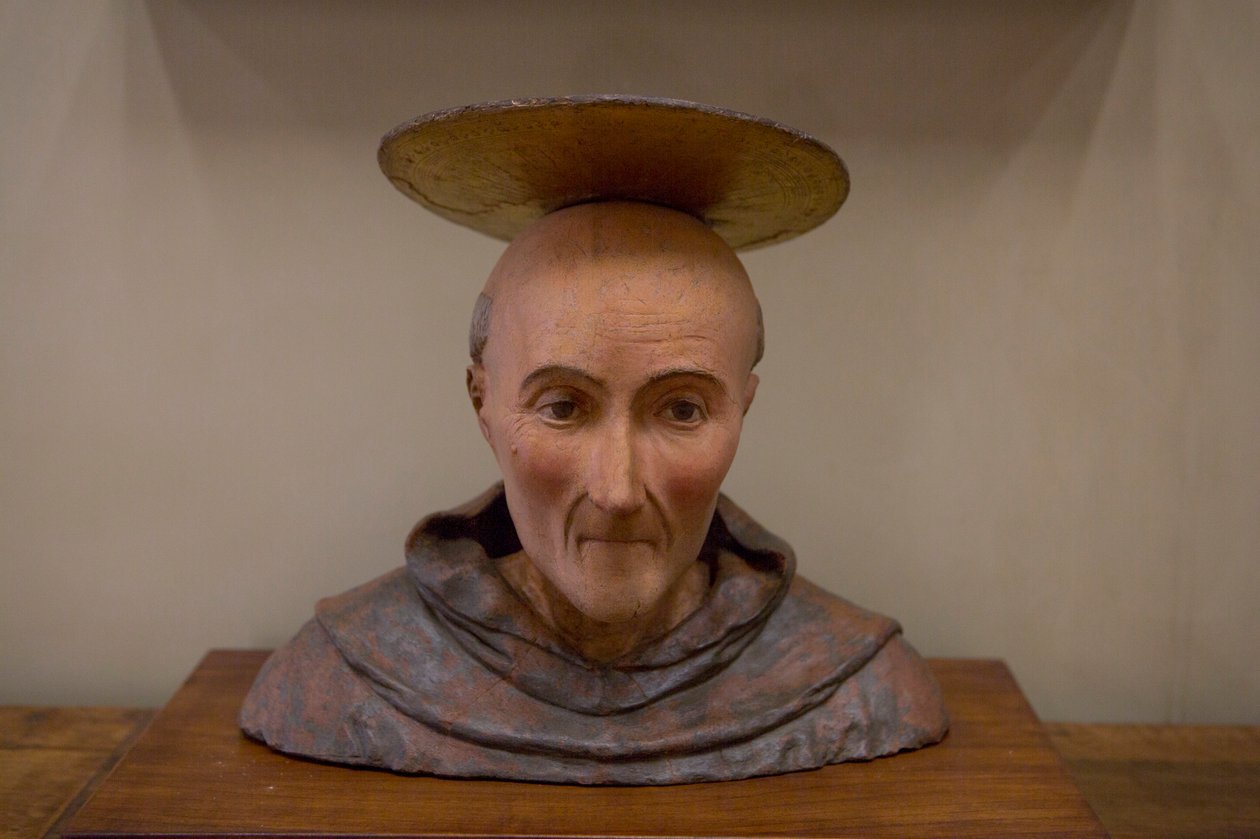 Sint Bernardino van Siena (terracotta) door Unknown artist