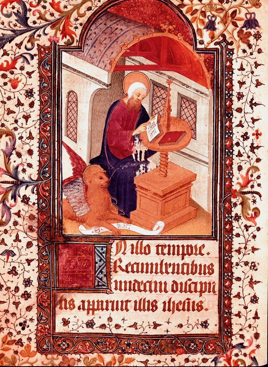 Sint Marcus Miniatuur uit 