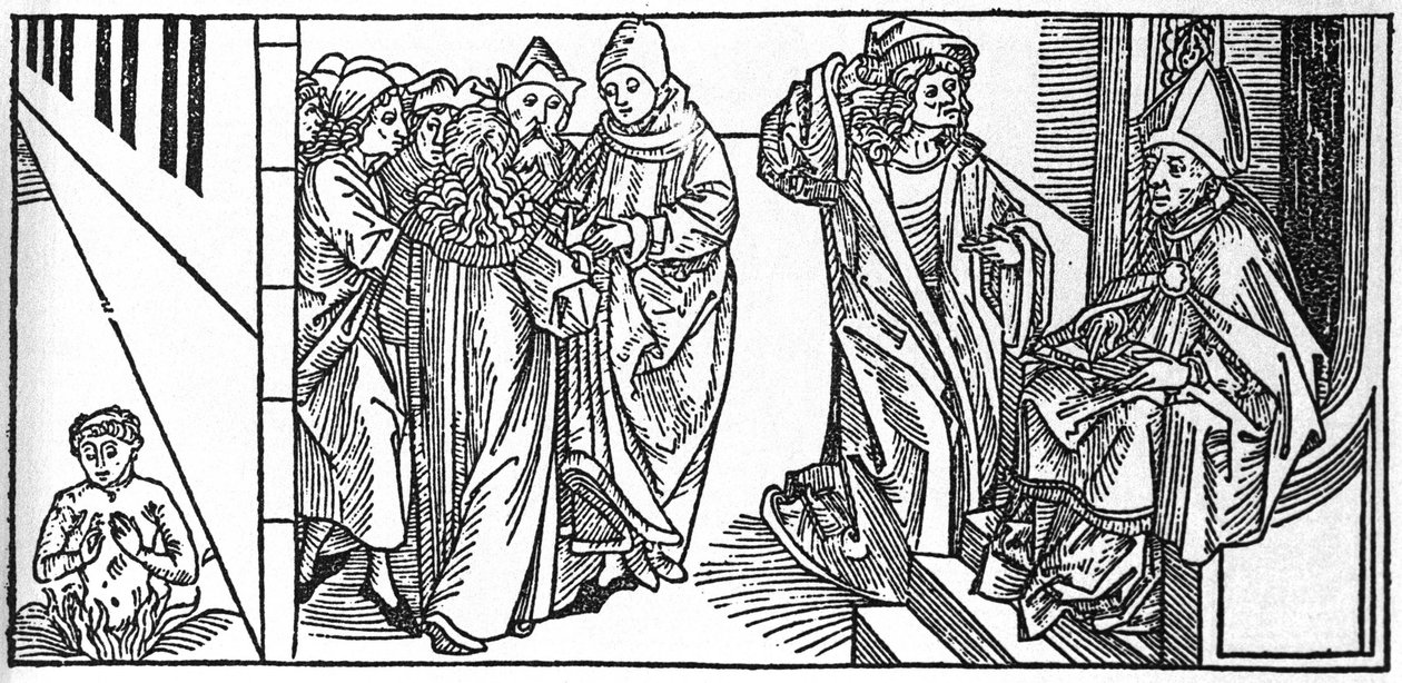 Sint Severin. Gravure uit 