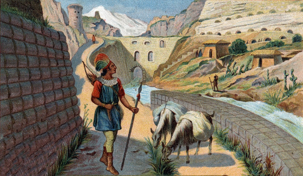 Scènes van verdwenen koninkrijken: Chaussee van de Inca
