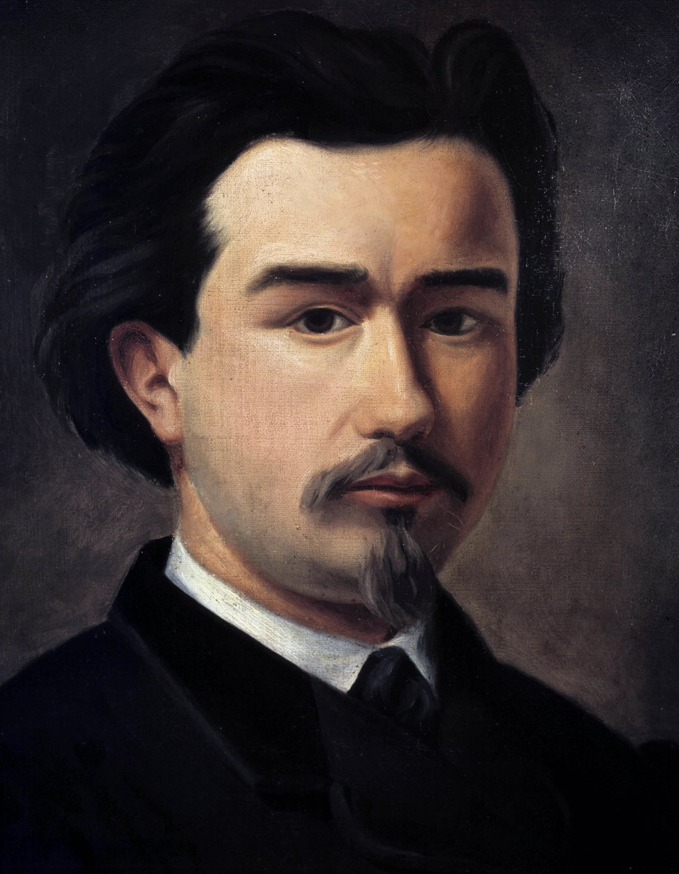 Zelfportret van Clément Ader (1841-1925), Franse ingenieur en uitvinder, 