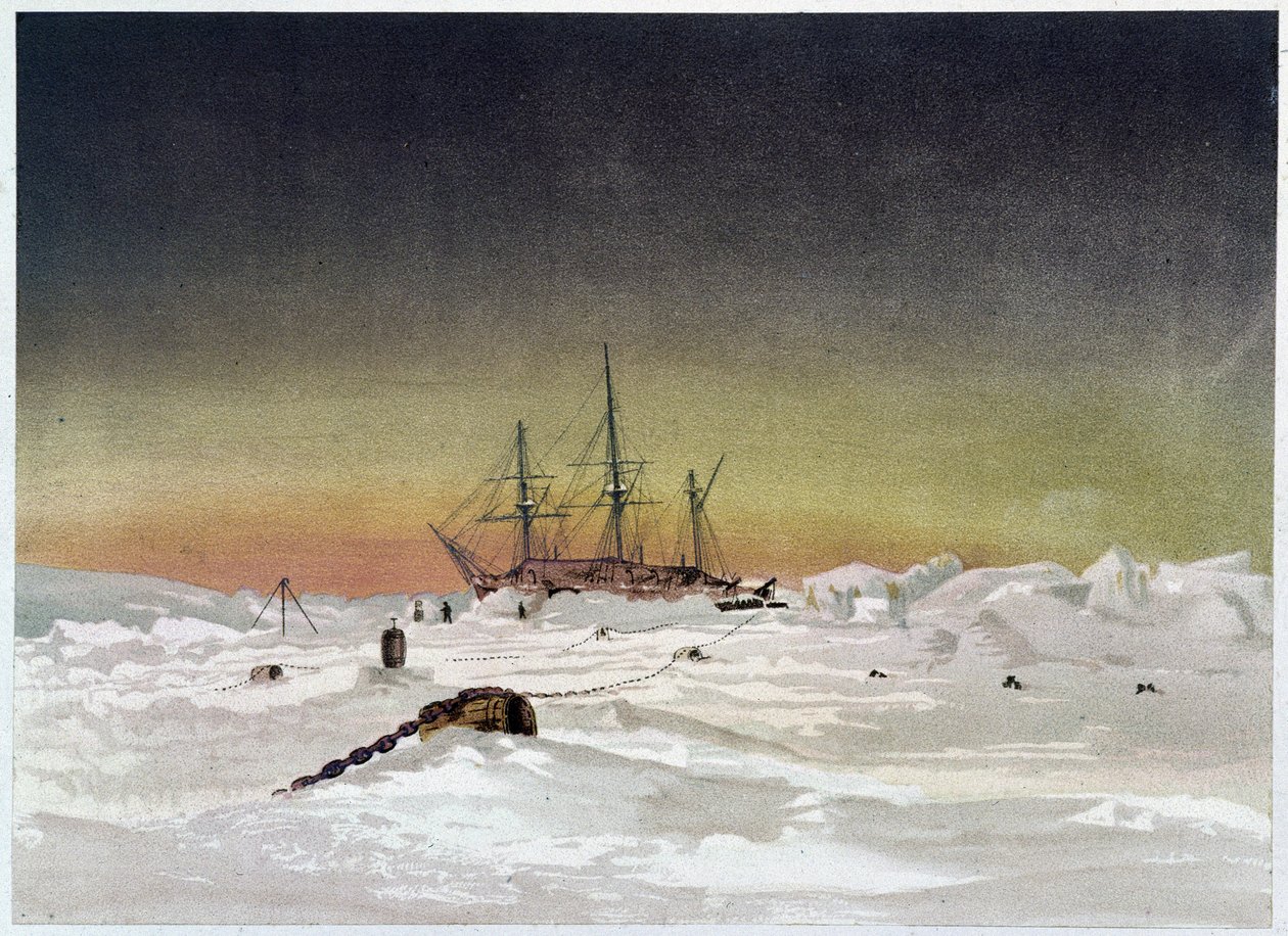 Schip in het ijs - in 