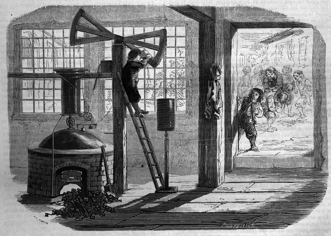 Stoommachine: De uitvinding van de jonge Potter door Unknown artist