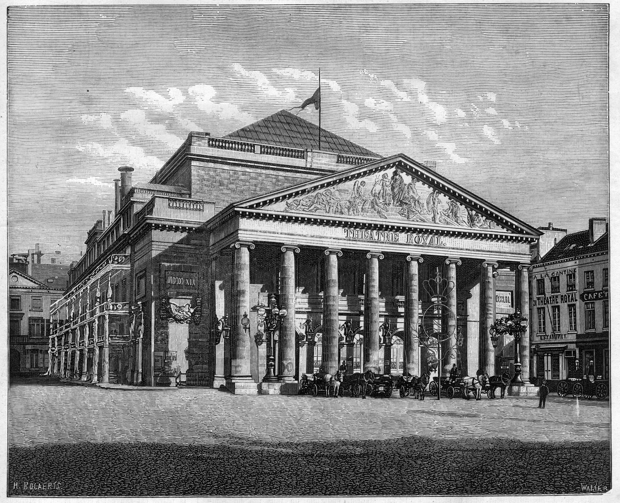 Teatre Royal de la Monnaie, Brussel, België door Unknown artist