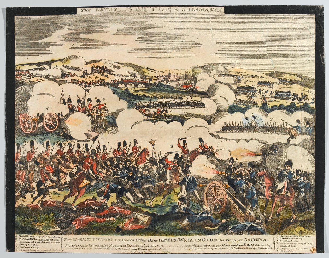 De Grote Slag bij Salamanca door Unknown artist