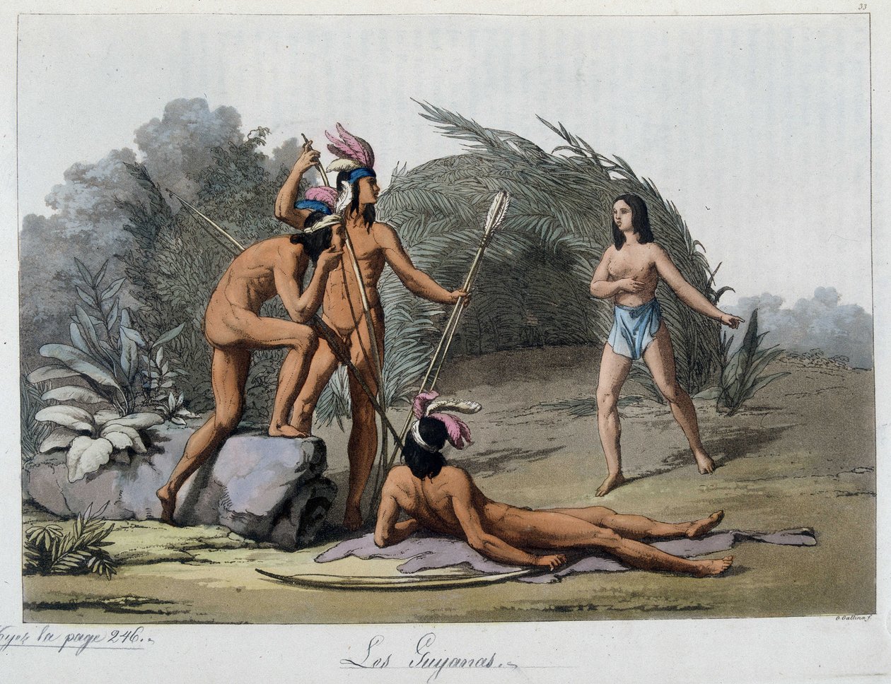 De Guijanas, Indianen van Paraguay. In 
