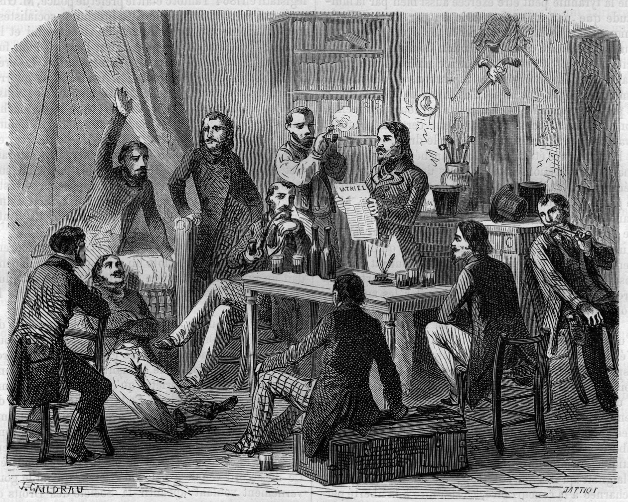 De Mensenrechtenvereniging (SDH) in 1832. door Unknown artist