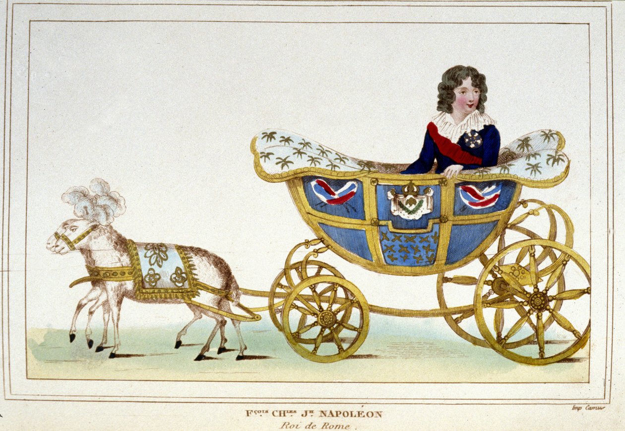 De koning van Rome (Napoleon II), jonge jongen, zoon van Napoleon I door Unknown artist
