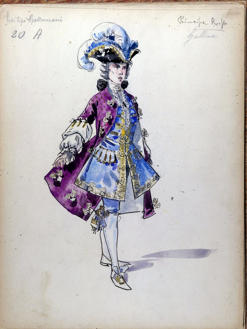 De Dame van Schoppen: Opera gecomponeerd in 1890 door Piotr of Petr Iljitsj Tsjaikovski (of Tchaikowsky) door Unknown artist