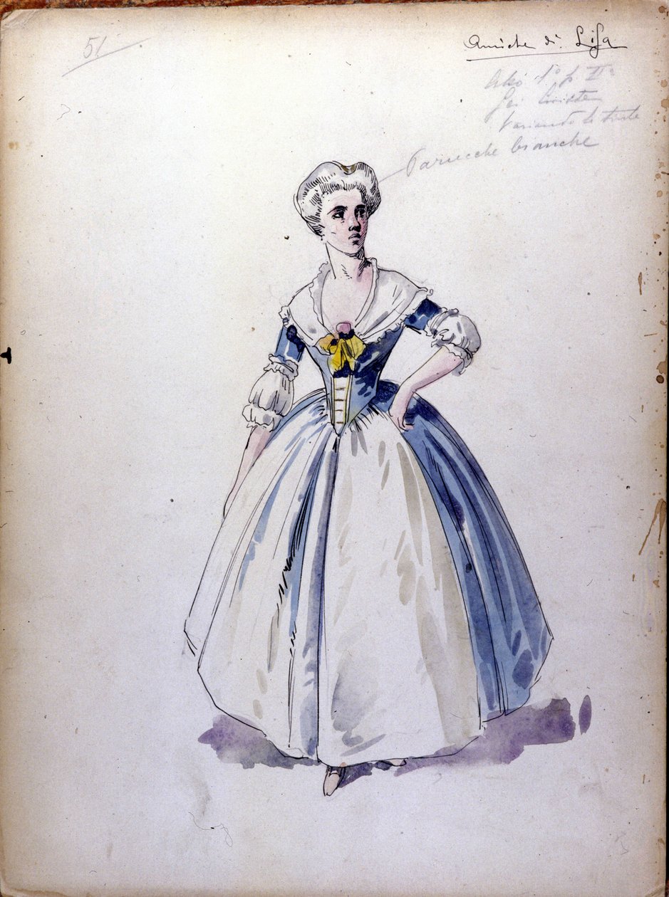 De Schoppenvrouw: Opera gecomponeerd in 1890 door Piotr of Petr Ilyich Tchaikovsky door Unknown artist