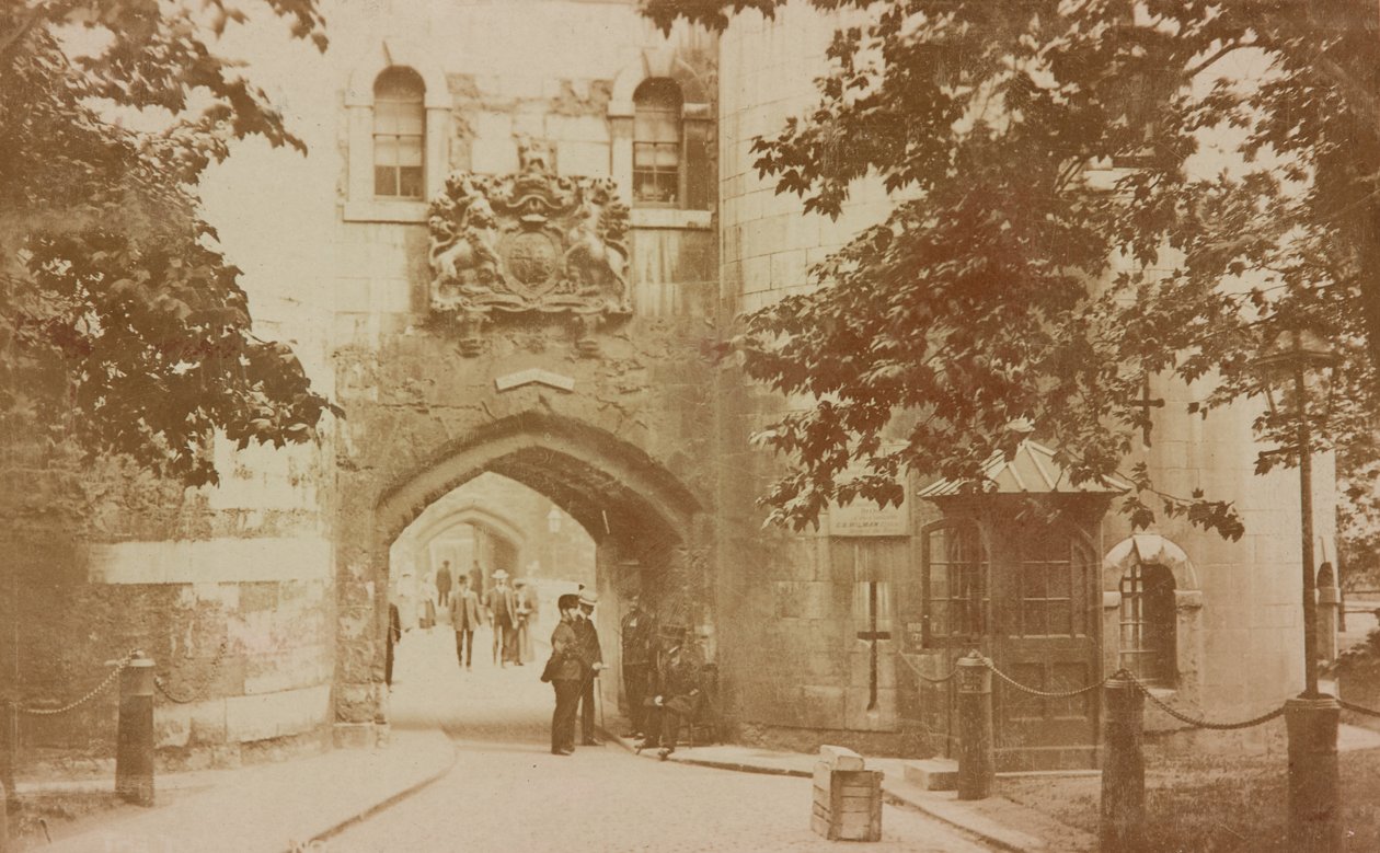 De middentoren, ca 1903 (ansichtkaart) door Unknown Artist