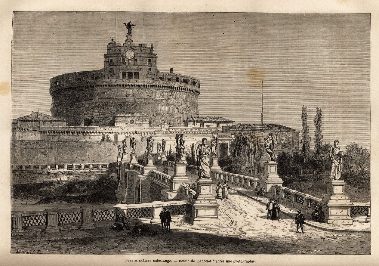 De brug en het kasteel van Sint Angelo (Castel Sant