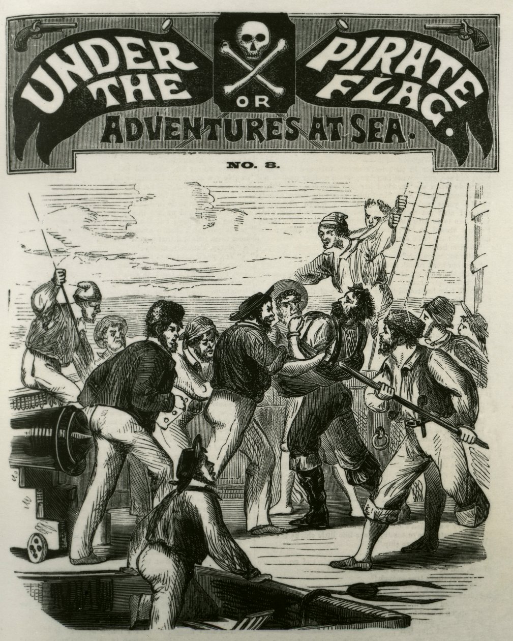De piraten nemen wraak op Gibbs door Unknown artist