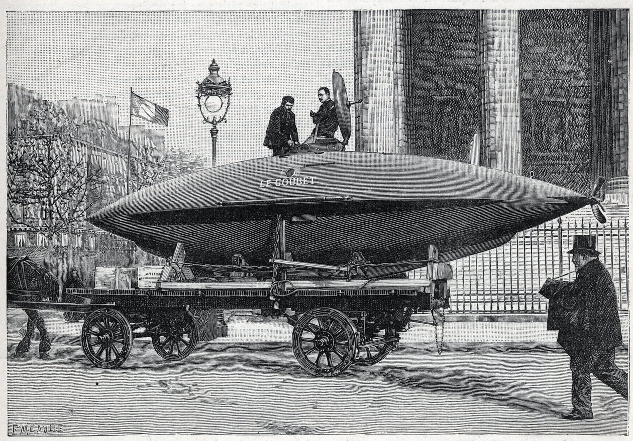De onderwaterboot (onderzeeër) 