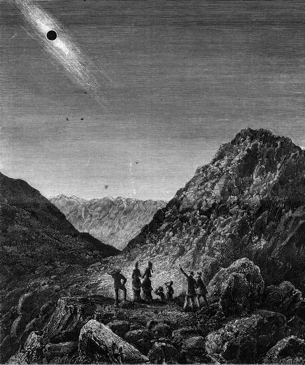 Totale zonsverduistering van 29 juli door Unknown artist
