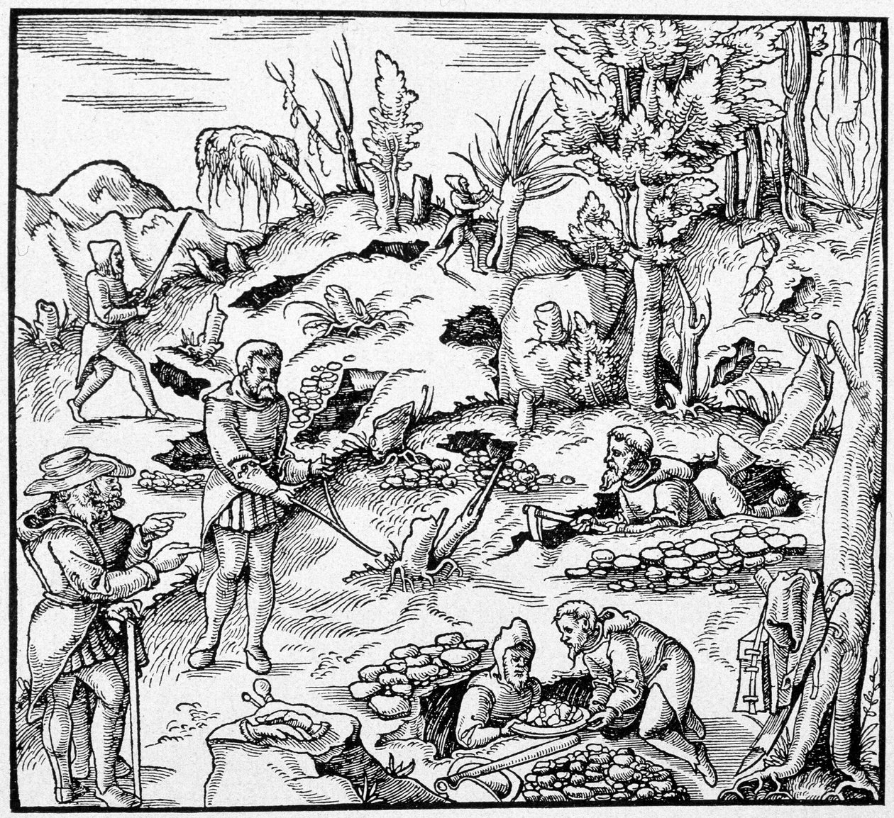 Gebruik van de magische emmer om de schatten van de aarde te zoeken - in 