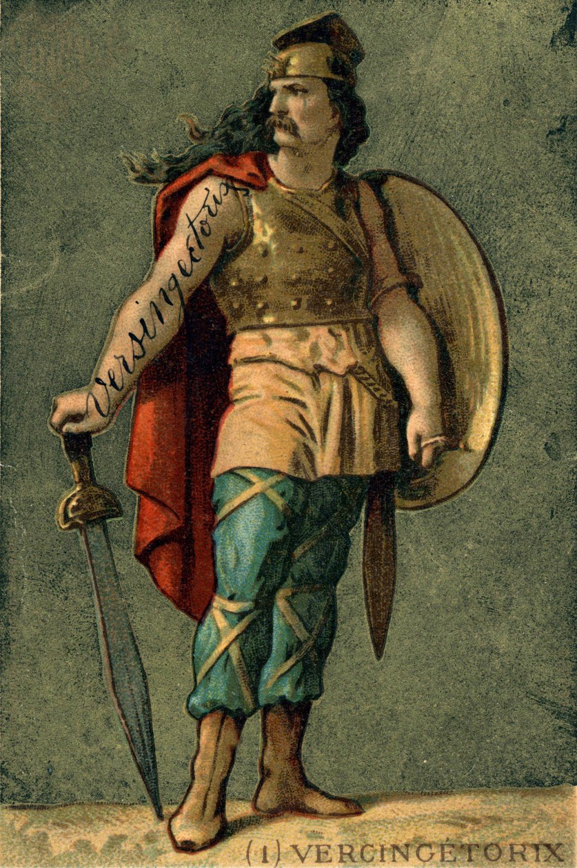 Vercingetorix (ca. 72-46 v.Chr.), Gallische leider door Unknown artist