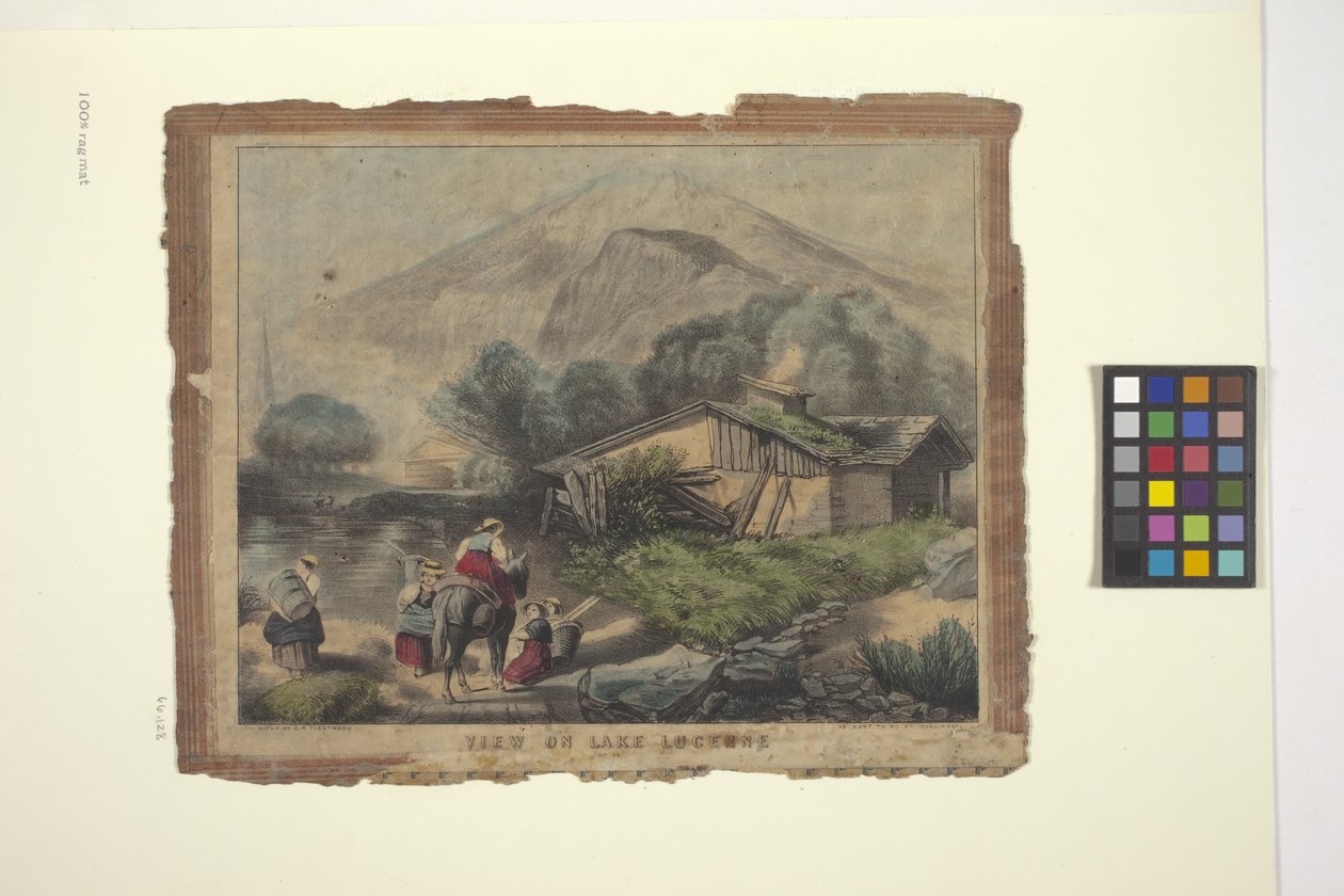 Uitzicht Op Het Meer Van Luzern door Unknown artist