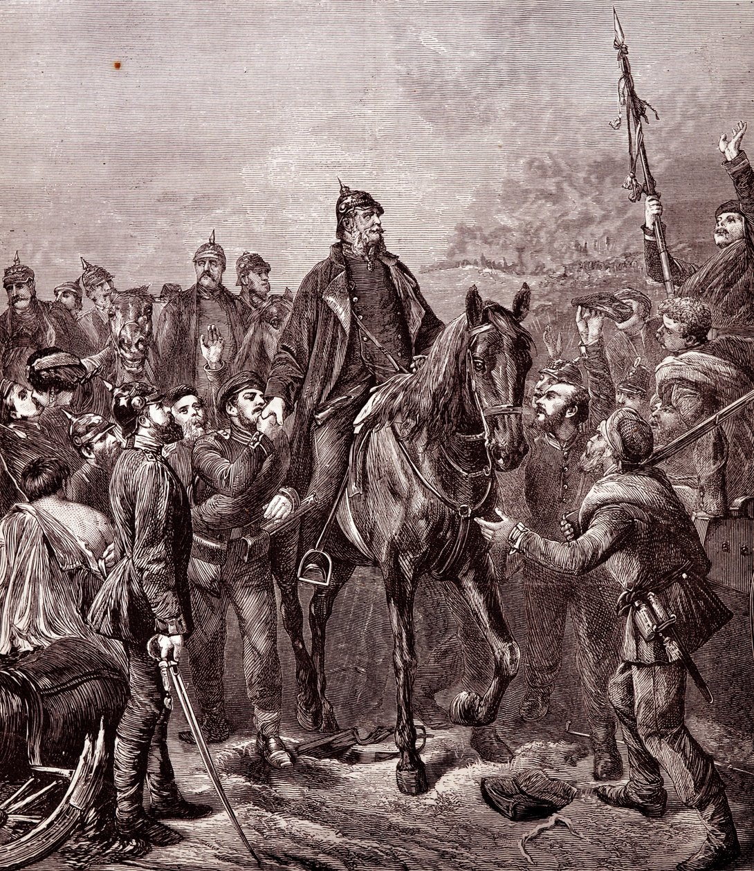 Wilhelm I van Duitsland/Pruisen door Unknown artist