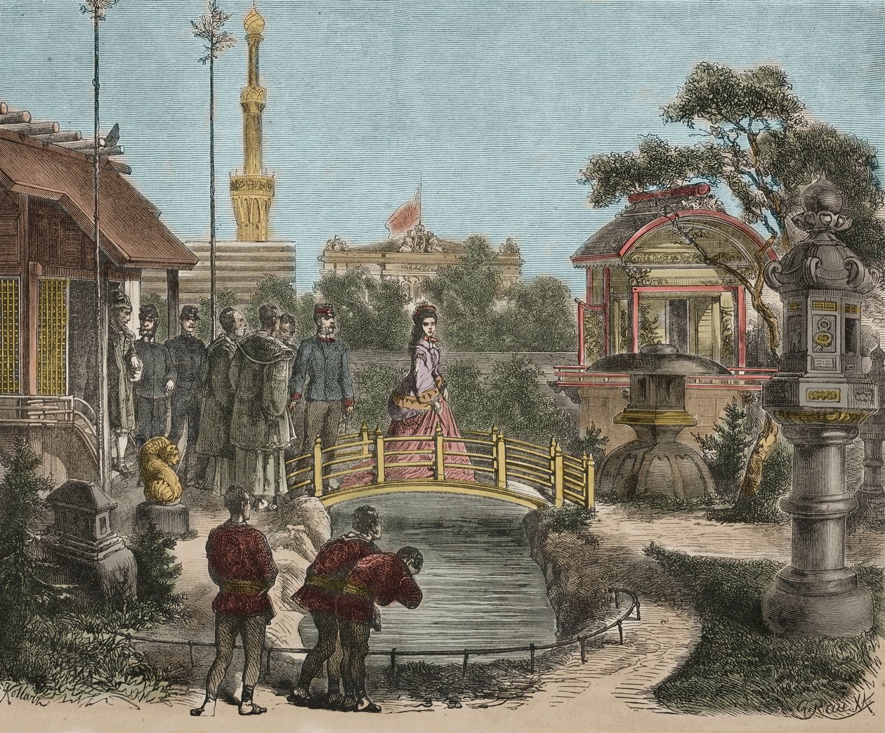 Wereldtentoonstelling 1873 Wenen in Oostenrijk - Wenen Universele Tentoonstelling - Franz Joseph I van Oostenrijk door Unknown artist