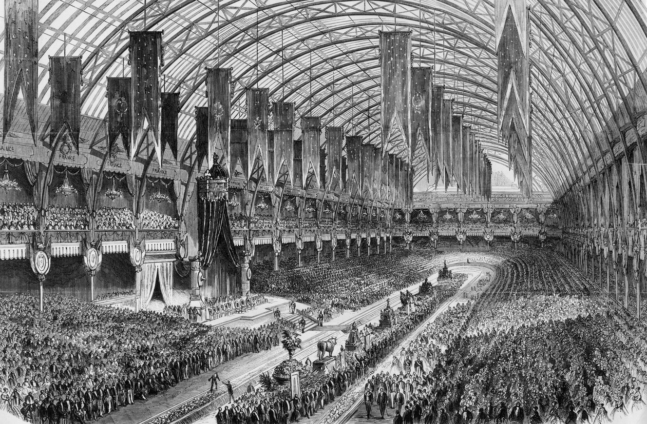 Wereldtentoonstelling in Parijs in 1867: prijsuitreiking op 1 juli door Unknown artist
