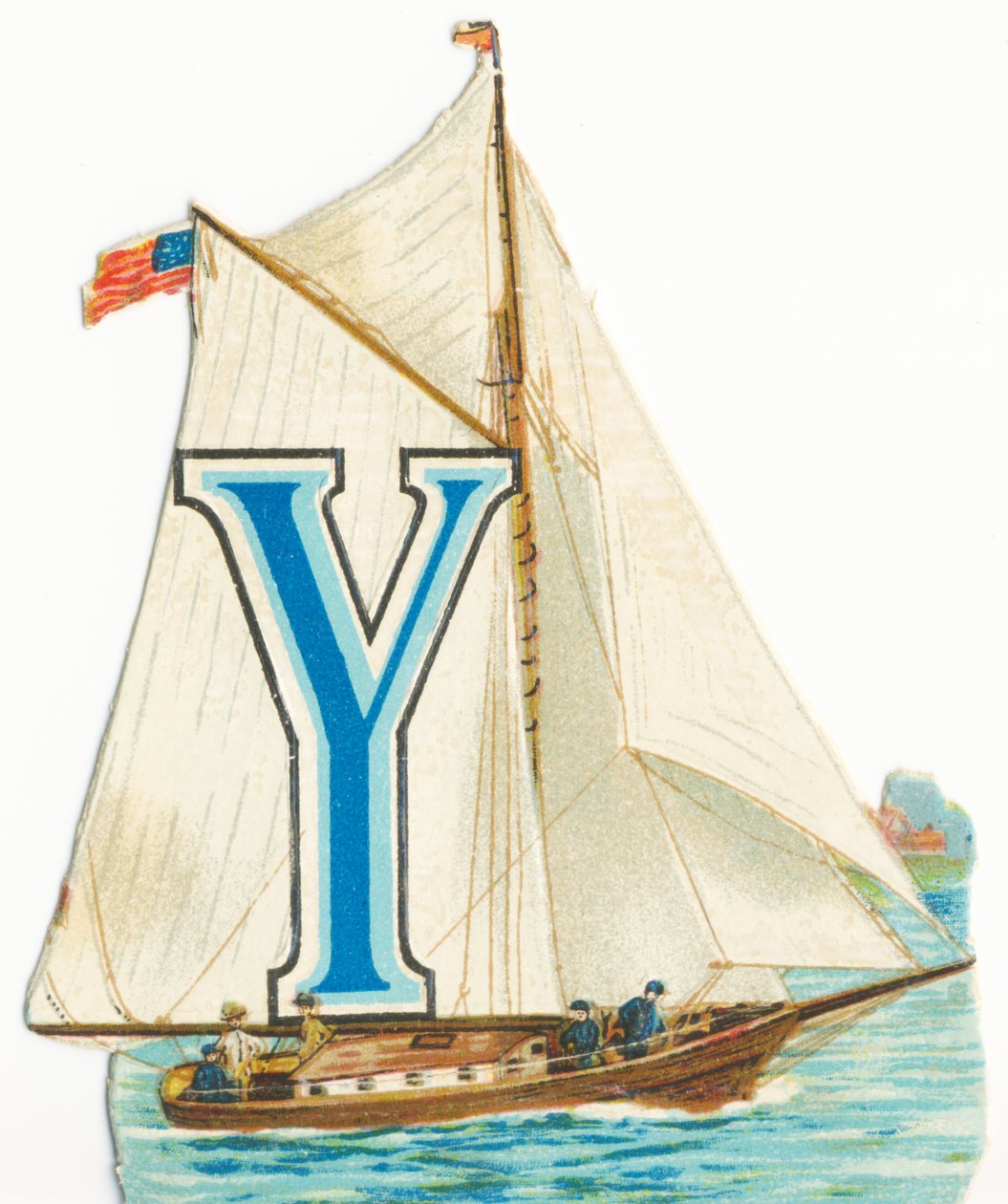 Y: Jacht door Unknown artist