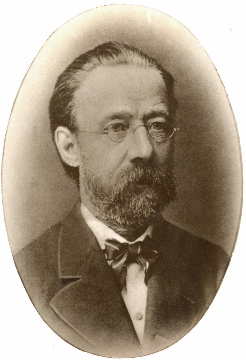 Portret van Bedřich Smetana (1824-1884), Tsjechische componist en pianist door Unknown artist