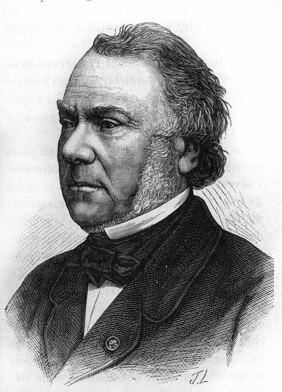 Portret van Claude - Alphonse Delangle. 1797-1869 Franse magistraat en minister. door Unknown artist