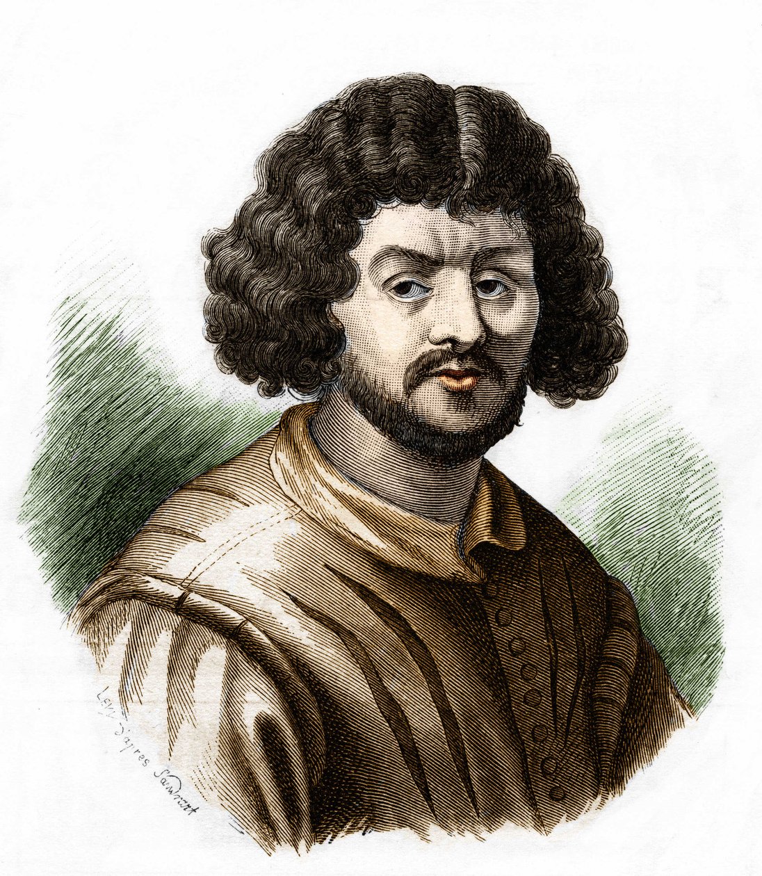 Portret van Claude Gellée, genaamd le Lorrain (1600-1682) Franse schilder door Unknown artist