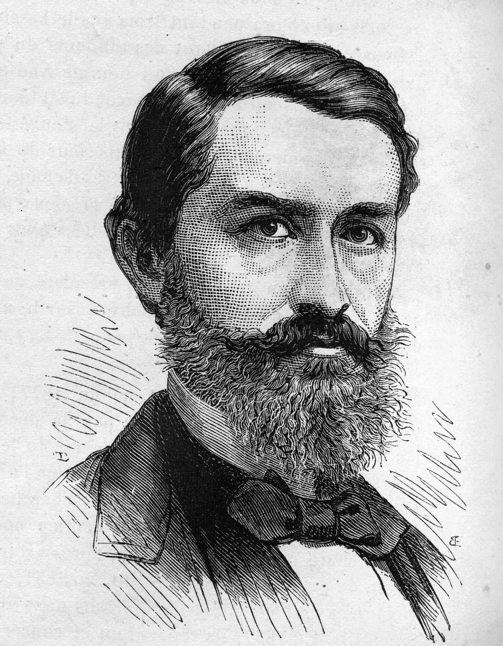 Portret van Henri Duveyrier, oriëntalist, Franse reiziger en geograaf door Unknown artist