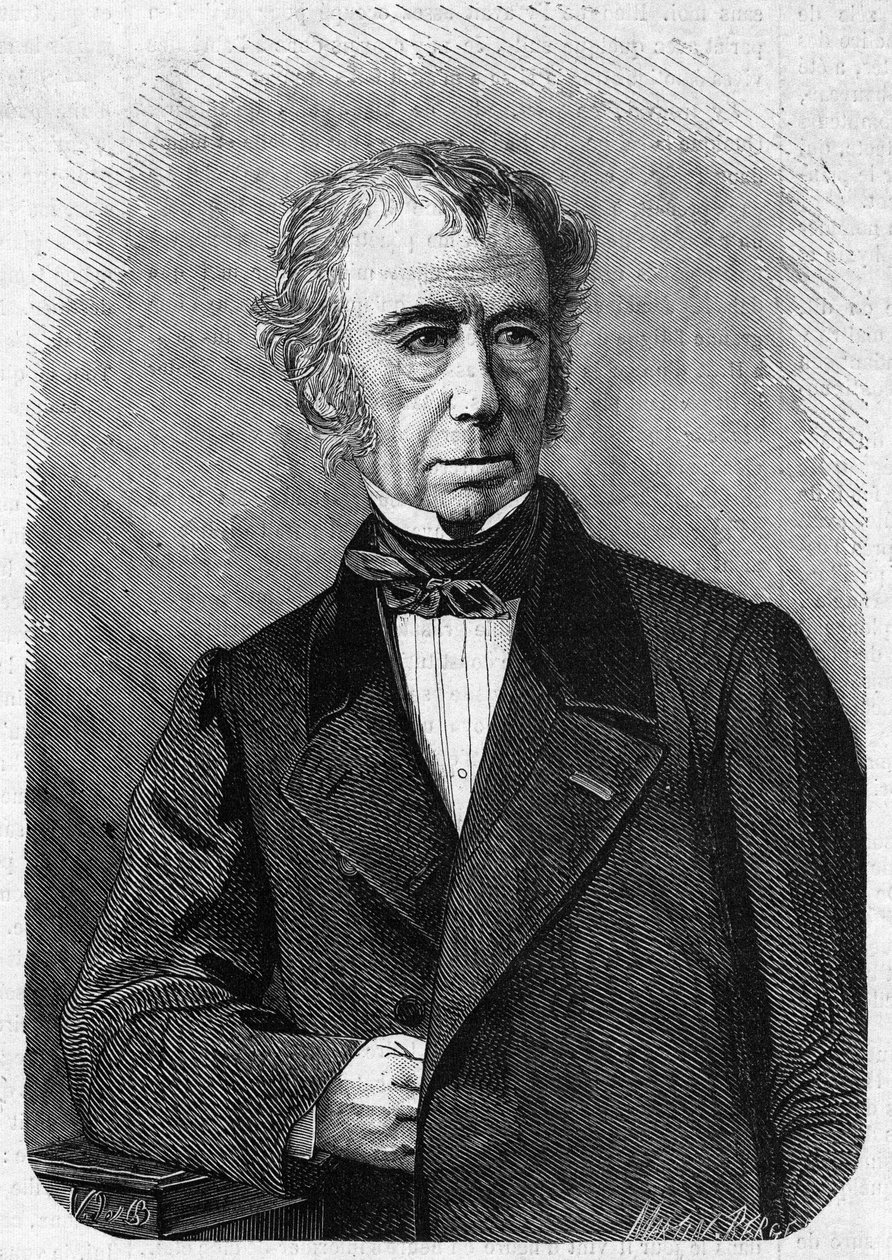 Portret van Jean Pons Guillaume Viennet (1777-1868), Franse politicus en schrijver door Unknown artist
