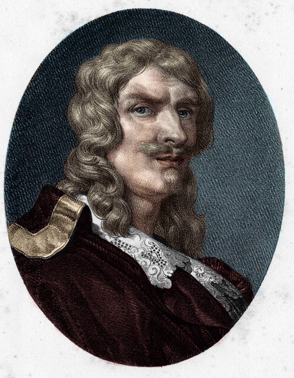 Portret van Jean de Rotrou. Franse toneelschrijver (1609 tot 1650) door Unknown artist