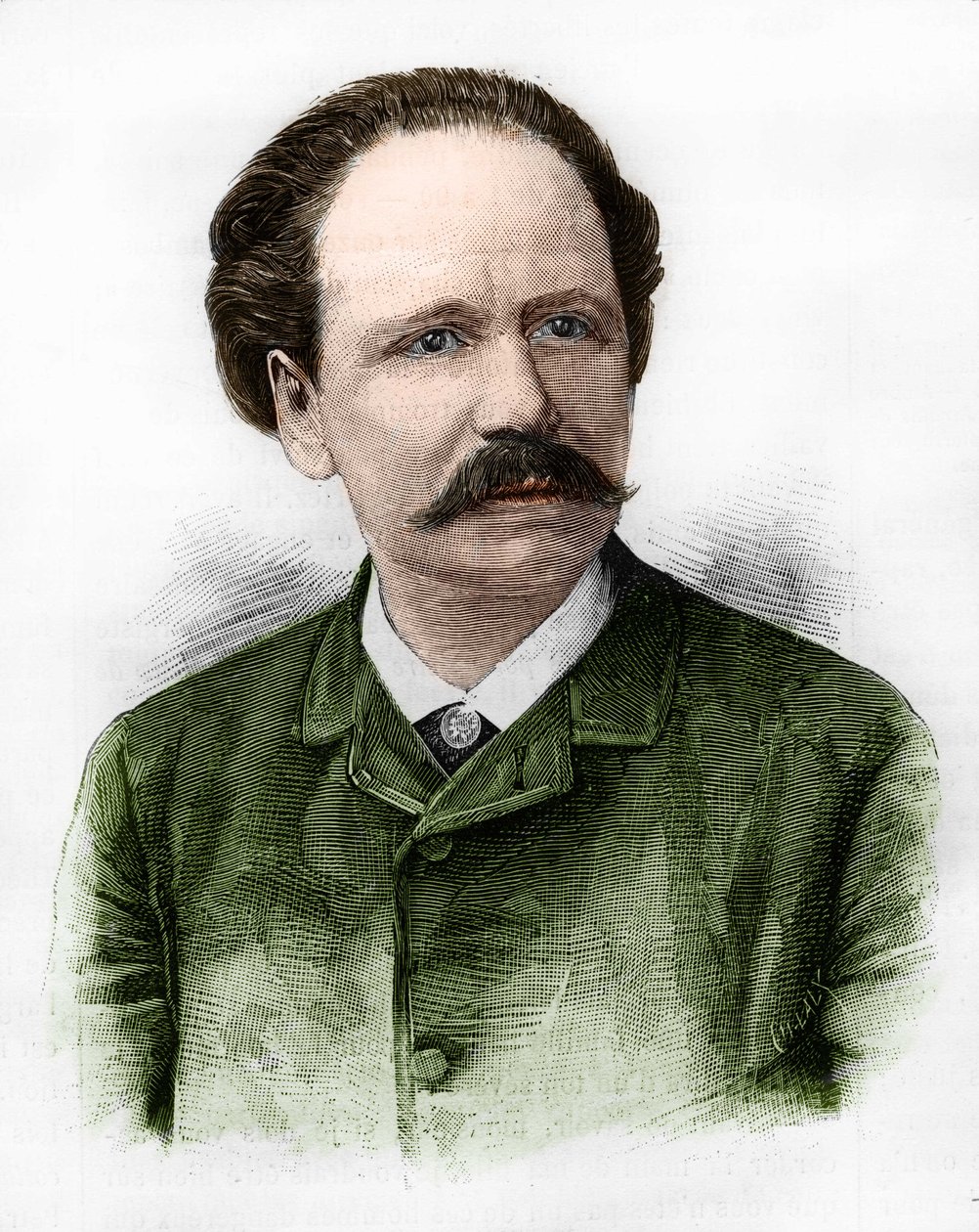 Portret van Jules Massenet (1842-1912), Franse componist. door Unknown artist