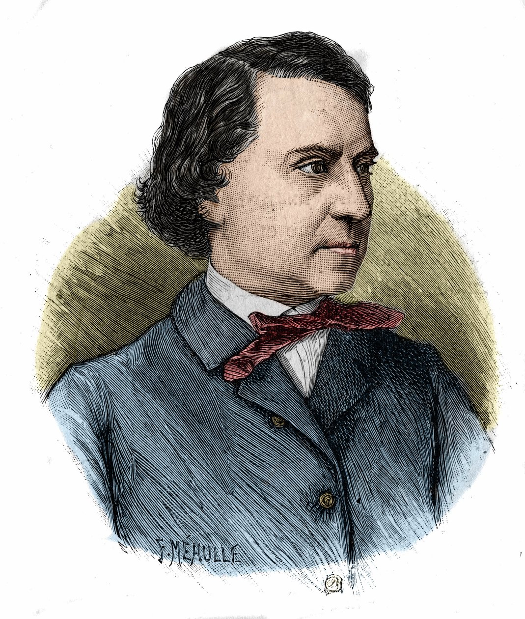 Portret van Louis Blanc, Franse politicus en historicus (1811-1882) door Unknown artist