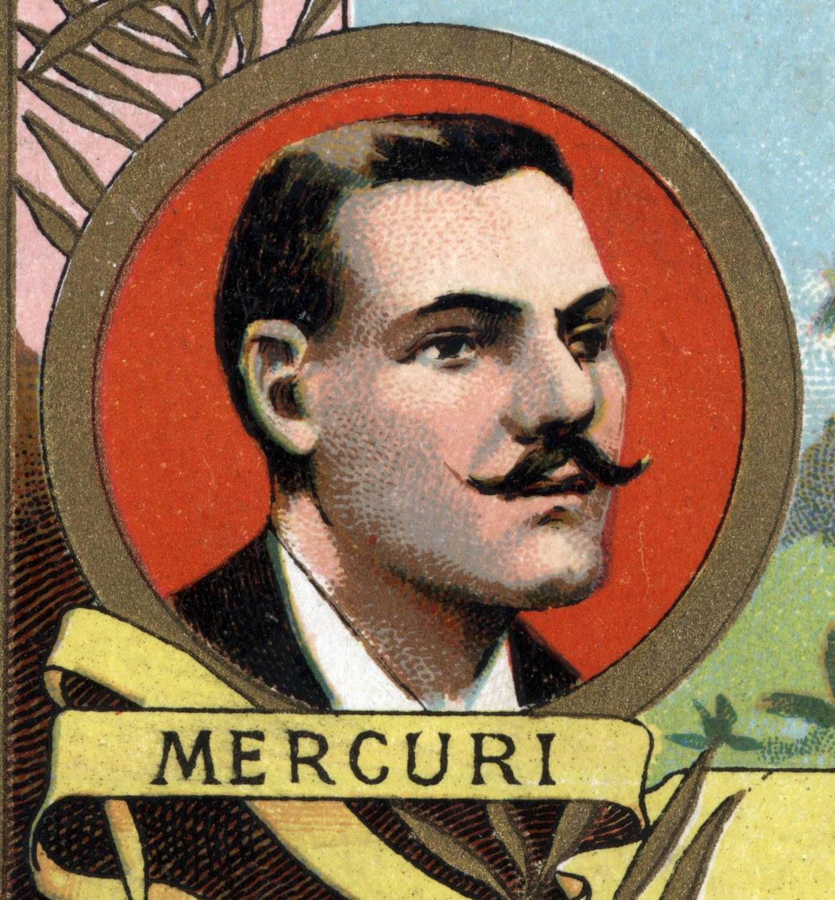 Portret van Toussaint MERCURI, tweede van de Behagle-missie in 1893 door Unknown artist