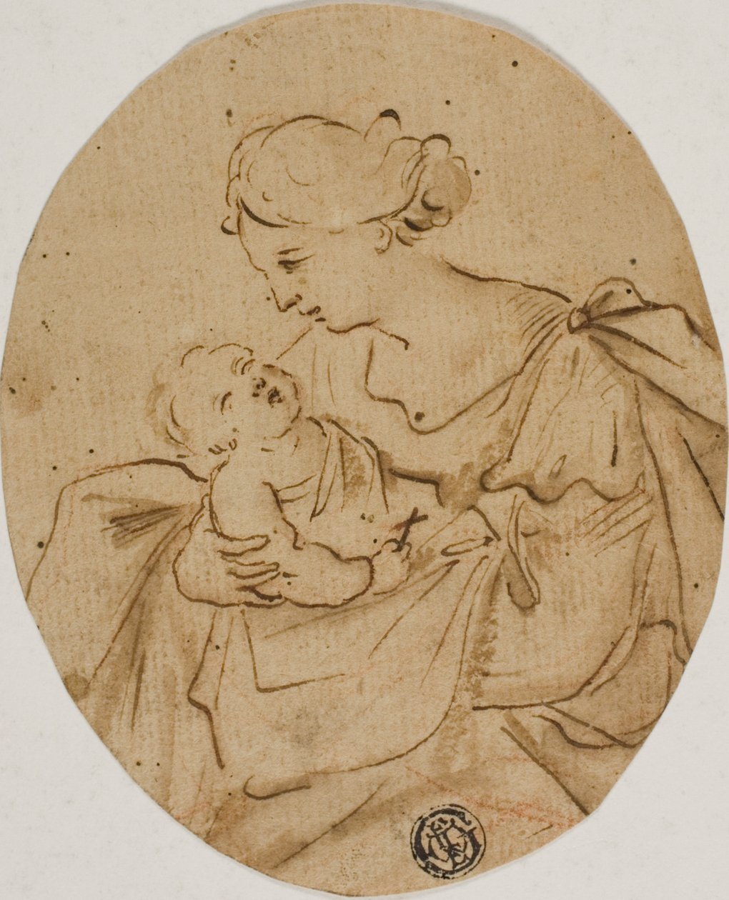 Madonna met kind door Unknown Italian