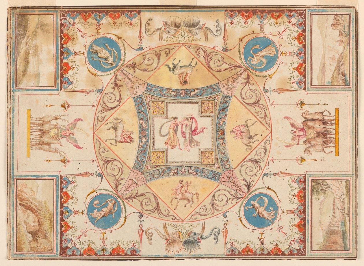 Tekening, Plafond in Hadrianus