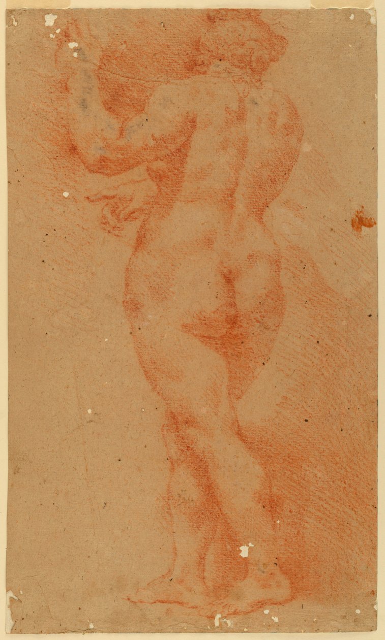 Tekening, Tegenbewijs Studie van een Naakte Vrouw, begin 17e eeuw door Unknown artistUnknown artist