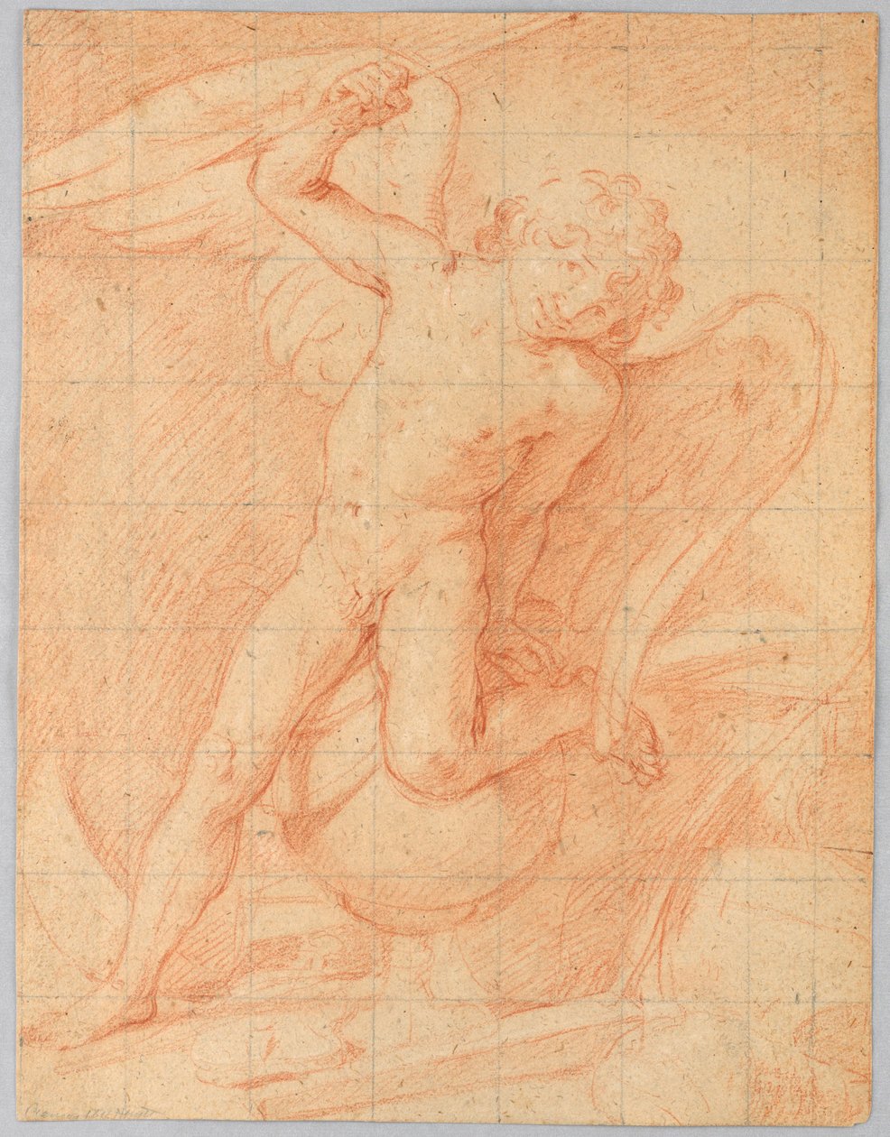 Tekening, Cupido, 1650-1700 door Unknown artistUnknown artist