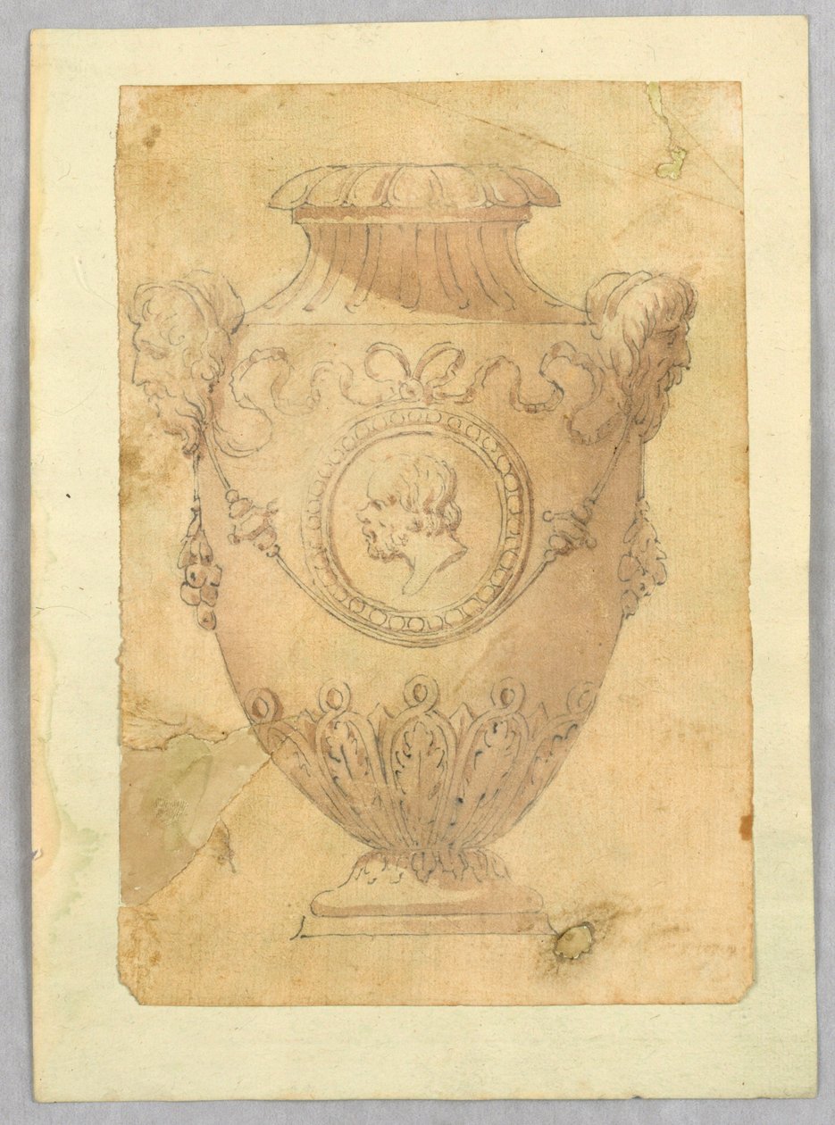 Tekening, Ontwerp voor een Cameovaas, 19e eeuw door Unknown artistUnknown artist