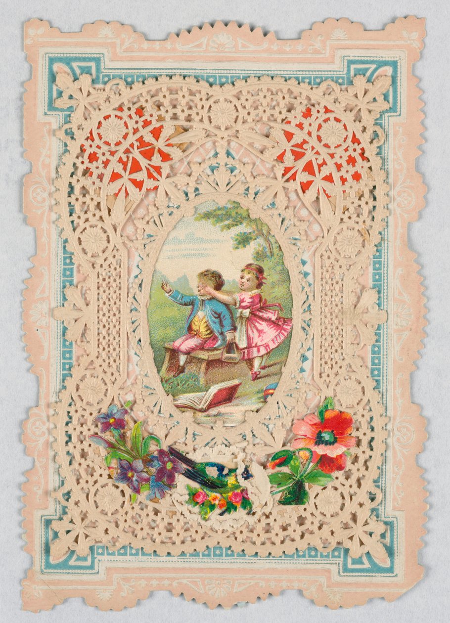 Wenskaart (Engeland of Verenigde Staten), 1870-80 door Unknown artistUnknown artist