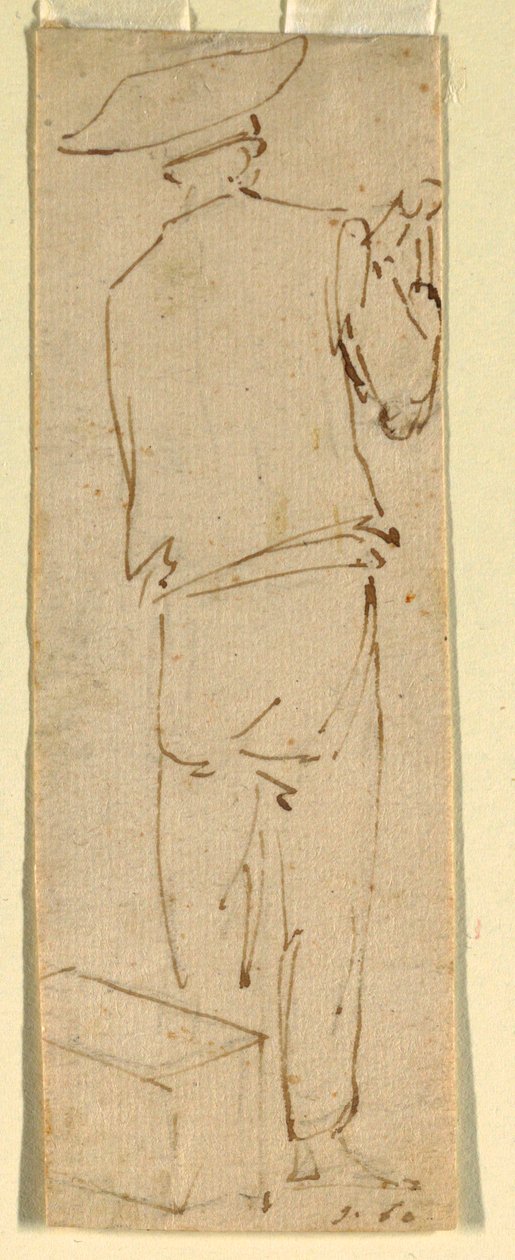 Een Man met Tangen door Unknown artist