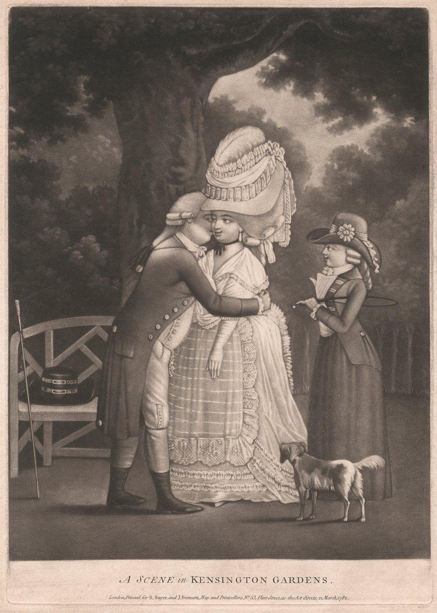 Een Scène in Kensington Gardens door Unknown artist