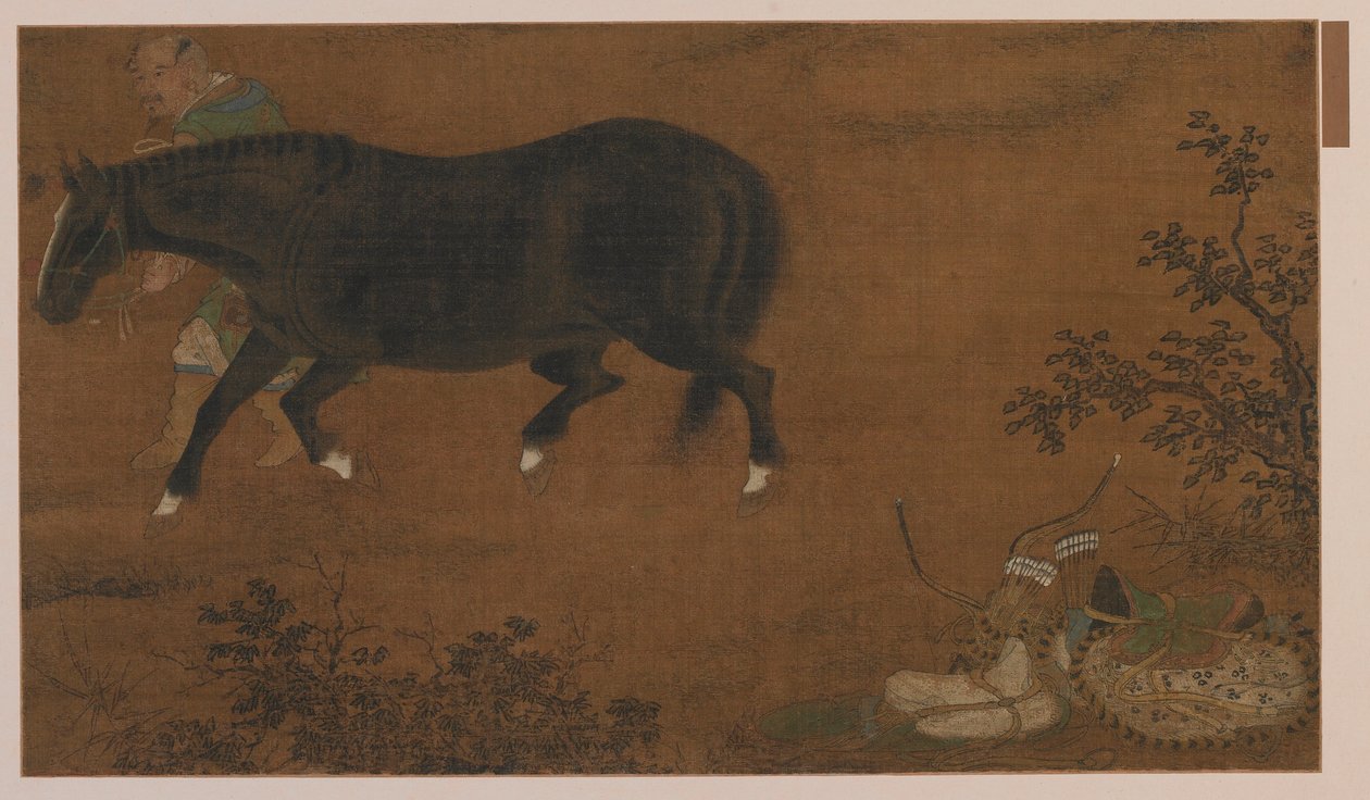 Een Tataar, zijn paard en uitrusting door Unknown artist