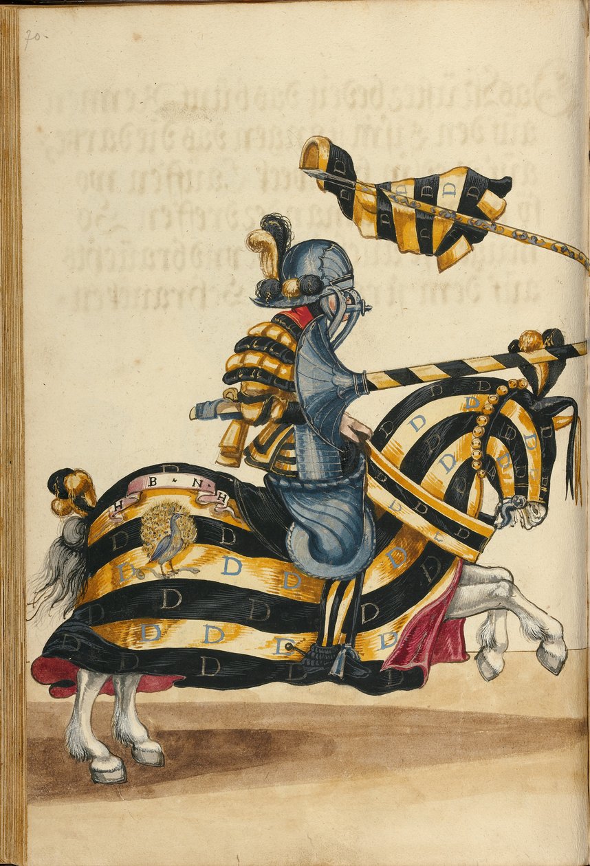 Een toernooiwedstrijd door Unknown artist