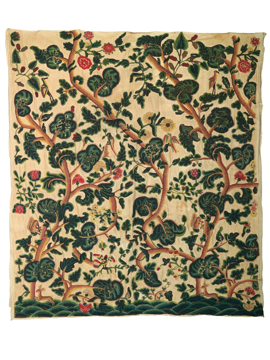 Een groot borduurpaneel door Unknown artist